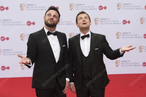 Anthony McPartlin and Declan Donnelly attend the Virgin TV British Academy Television Awards at Royal Festival Hall. London, UK. 14/05/2017