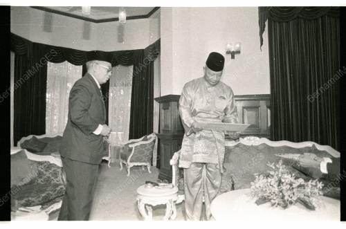 BRUNEI SULTAN CALLS ON KING