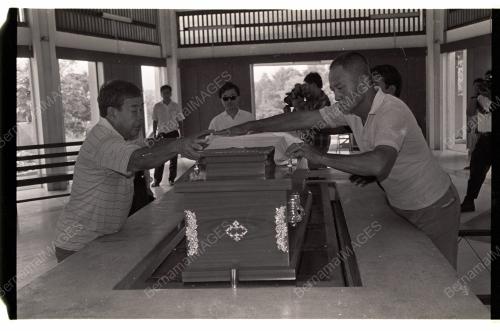 DADAH TRAFFICKER CREMATED