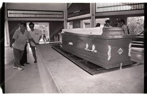 DADAH TRAFFICKER CREMATED