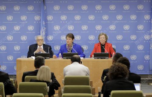 Presser by The Elders at United Nations