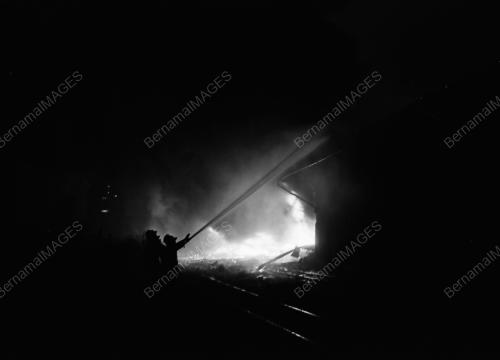 KEBAKARAN GUDANG KERETAPI