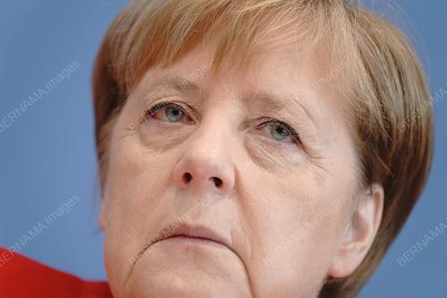 German Chancellor Angela Merkel press conference in Berlin