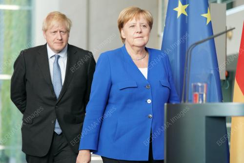 UK Prime Minister Boris Johnson visits Berlin