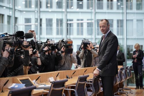 Friedrich Merz press conference in Berlin