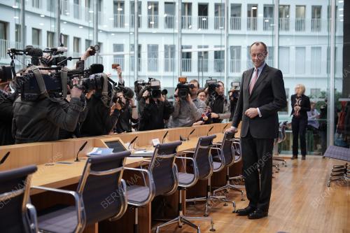 Friedrich Merz press conference in Berlin