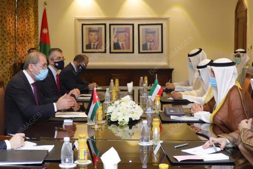Kuwaiti Foreign Minister Ahmad Nasser in Amman