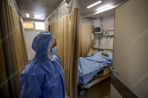 Covid-19 isolation hospital in Cairo