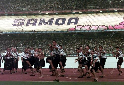 CG55-11:09:1998 SAMOA WAR DANCE