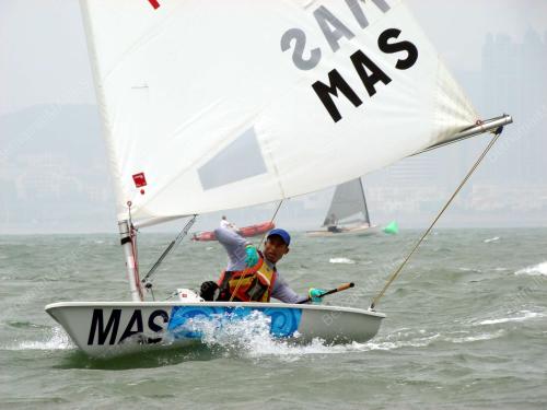 OLYMPIC SAILOR KEVIN LIM TRAINING IN QINGDAO
