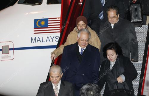 NAJIB TUN RAZAK ARRIVE FOR COP 15