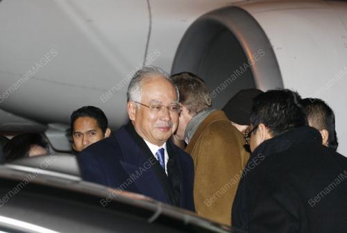 NAJIB TUN RAZAK ARRIVE FOR COP 15