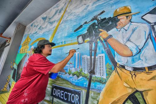 PELUKIS MURAL