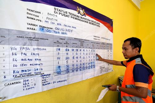 TINJAUAN BANJIR DI PONTIAN