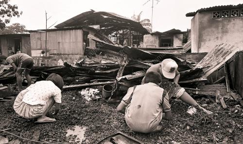 KEBAKARAN DI KAMPUNG UBI