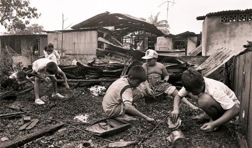 KEBAKARAN DI KAMPUNG UBI