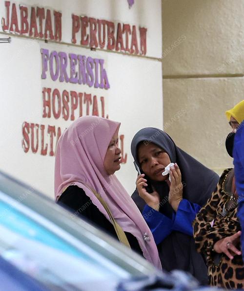 AHLI KELUARGA MANGSA BALAI POLIS ULU TIRAM