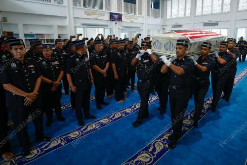 JENAZAH ANGGOTA POLIS