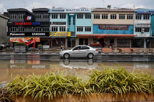 BANJIR SURUT DI KOTA TINGGI, JOHOR