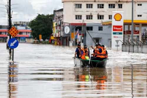 BANJIR DI KOTA TINGGI, JOHOR