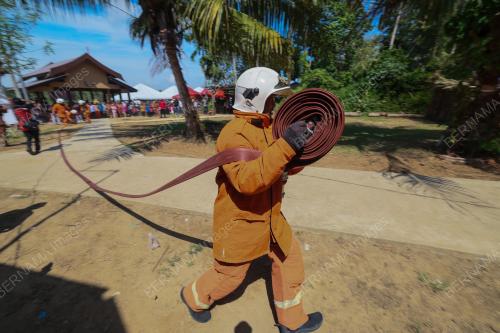 KEMPEN KESELAMATAN KEBAKARAN DAN FIRE POINT BOMBA KOMUNITI PULAU