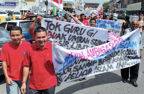 BANTAHAN HIMPUNAN BERSIH