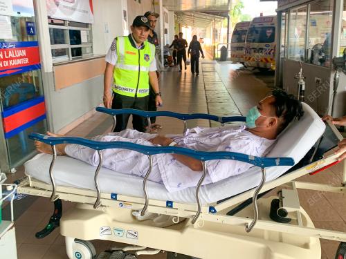 MANGSA BOM DI TAKBAI TIBA DI HOSPITAL