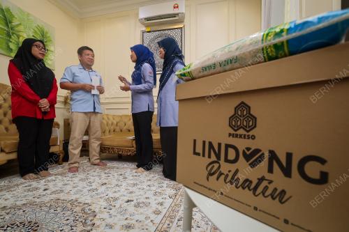 PENYERAHAN SKIM BENCANA PEKERJAAN PERKESO