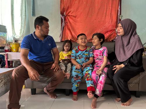 TIGA ANAK OKU HIDAP PENYAKIT SMA TAHAP DUA