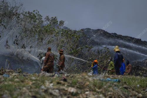 KEBAKARAN TAPAK PELUPUSAN SAMPAH LUBOK JONG