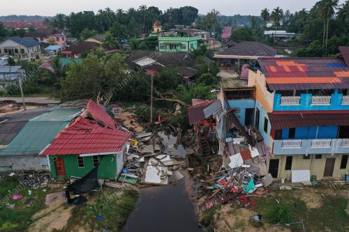 TINJAUAN KESAN BANJIR DI TUMPAT
