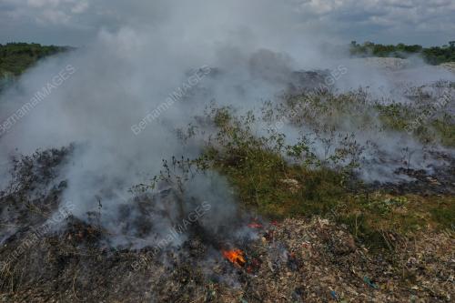 KEBAKARAN TAPAK PELUPUSAN SAMPAH LUBOK JONG