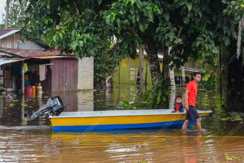 TINJAUAN BANJIR DI RANTAU PANJANG