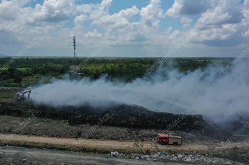 KEBAKARAN TAPAK PELUPUSAN SAMPAH LUBOK JONG