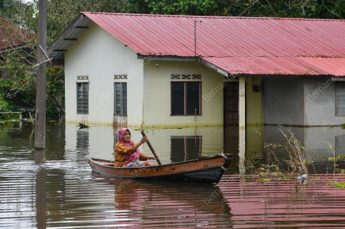 TINJAUAN BANJIR DI RANTAU PANJANG