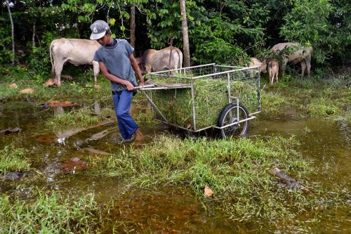 TINJAUAN BANJIR DI RANTAU PANJANG