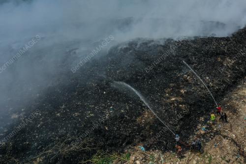 KEBAKARAN TAPAK PELUPUSAN SAMPAH LUBOK JONG