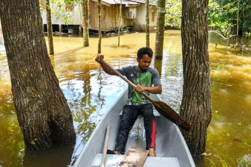 TINJAUAN BANJIR DI RANTAU PANJANG