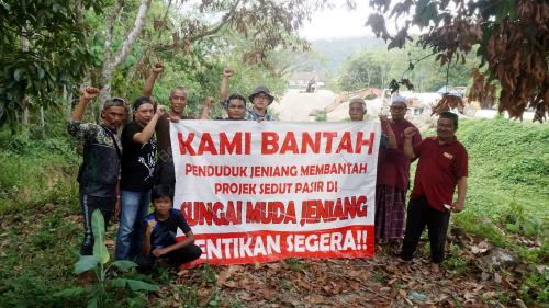 PENDUDUK BANTAH KUARI PASIR