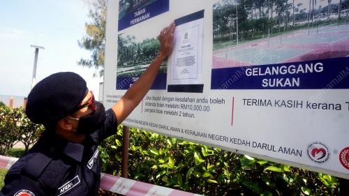 KEDAH TUTUP TAMAN AWAM