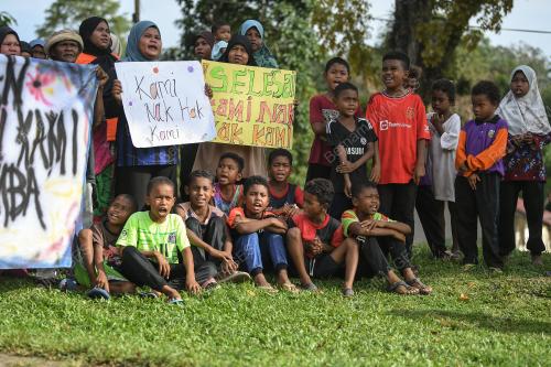BANTAHAN ORANG ASLI