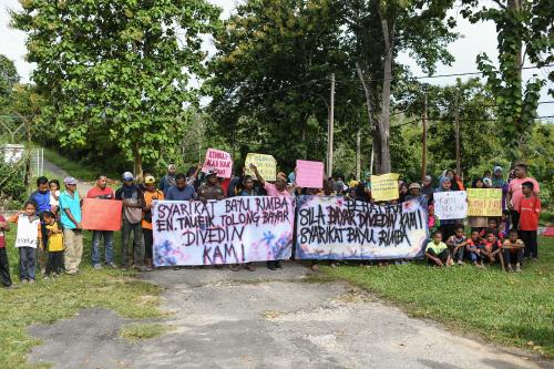 BANTAHAN ORANG ASLI