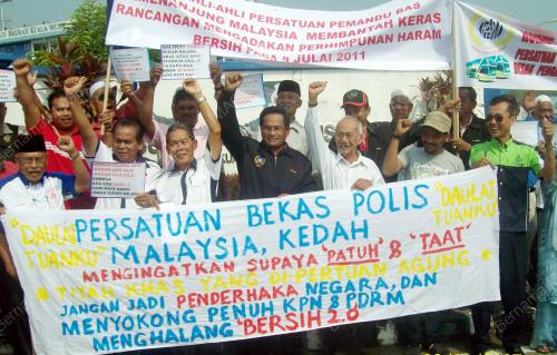 BANTAHAN BERSIH DI KEDAH