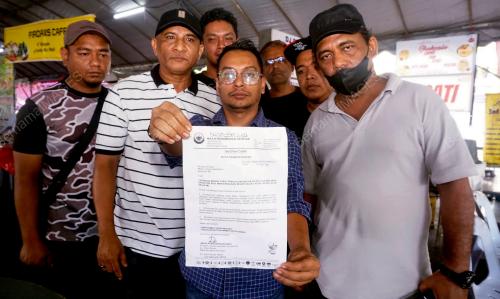 PENIAGA BANTAH SEWA NAIK RM550