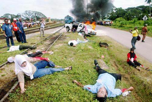 LATIHAMAL KEMALANGAN KERETAPI