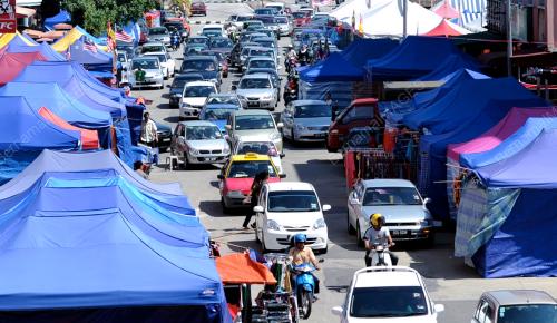 PERSIAPAN RAYA ORANG RAMAI