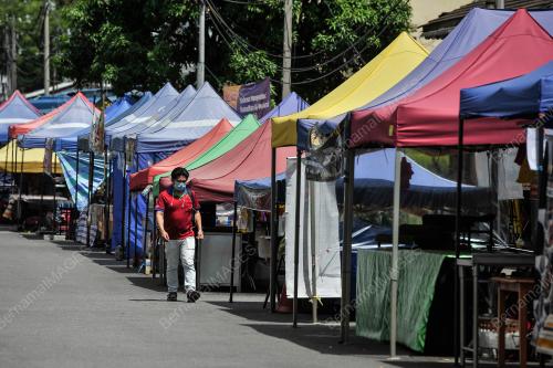 BAZAR RAMADAN JALAN RAJA ALANG DIBENARKAN BEROPERASI SEMULA