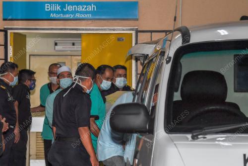 JENAZAH MANGSA HELIKOPTER TERHEMPAS 