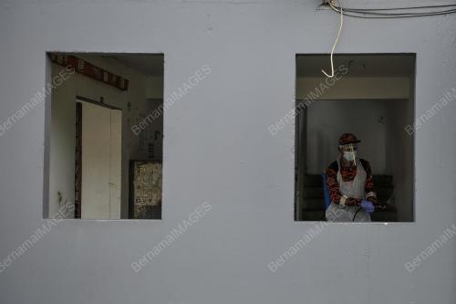 OPERASI SANITASI AWAM C19 SEKITAR TAMAN MELATI
