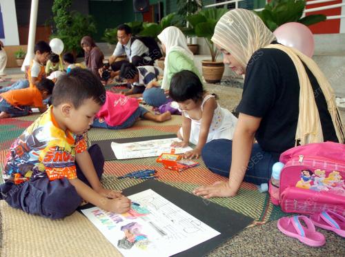 PERTANDINGAN LUKISAN SEMPENA PAMERAN KUKUR KELAPA